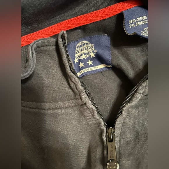 Vintage Five Star Italian embroidered cotton track jacket - Picture 4 of 7